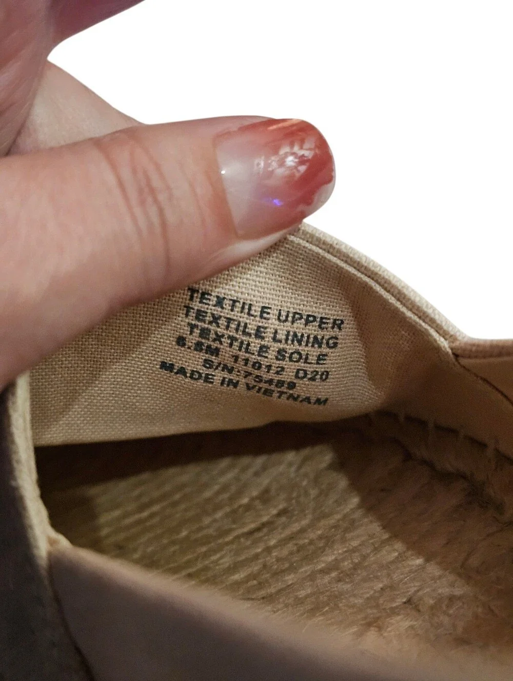 VGUC Tory Burch Poppy Colorblock Double T Logo Canvas Espadrille Flats 6.5